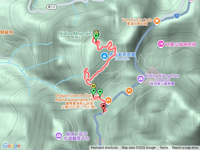 茶林步道（隙頂山三角點）