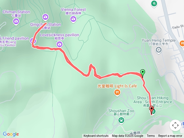 夜爬南壽山看夜景