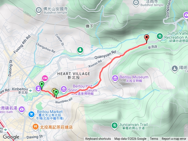 新北投至竹子湖