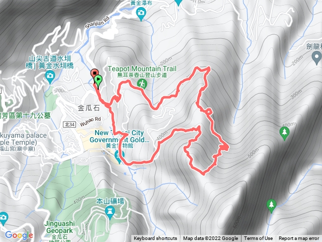 茶壺山-黃金谷-復興山-煙囪嶺