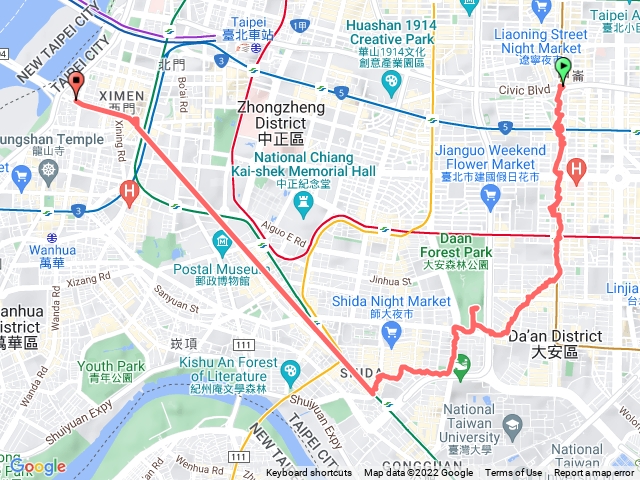 走台北