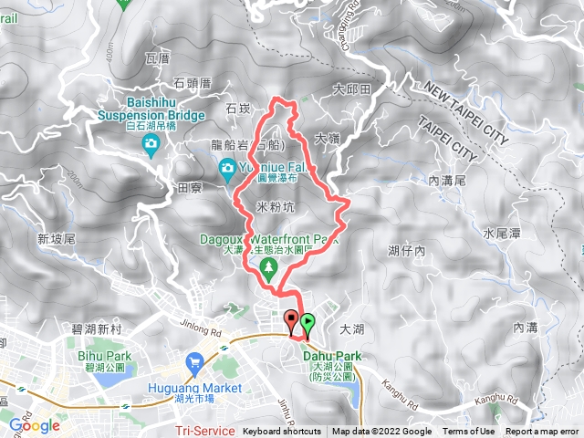 龍船岩開眼山石崁山縱走