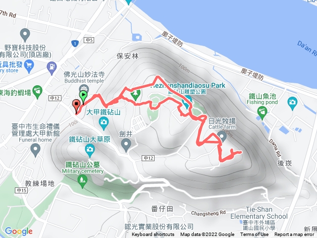 鐵砧山三角點