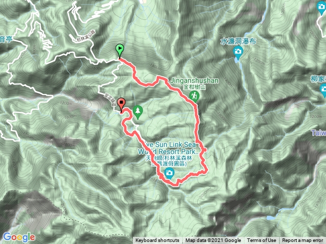留龍頭~忘憂森林~金柑樹山~ 天地眼~杉林溪2021年11月27日