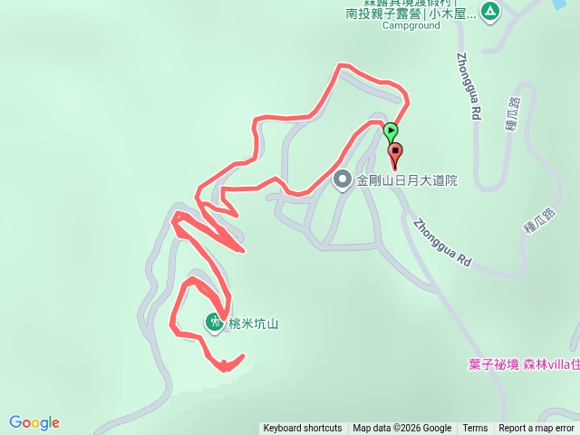 桃米坑山（由日月大道院進）