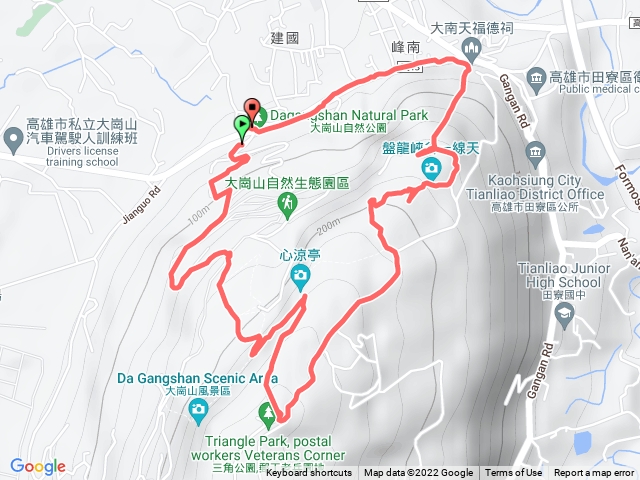 大崗山盤龍峽谷o型縱走