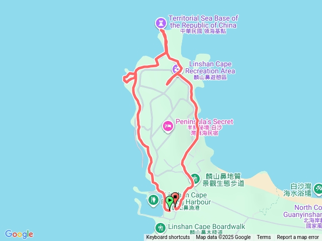 麟山鼻看夕陽預覽圖