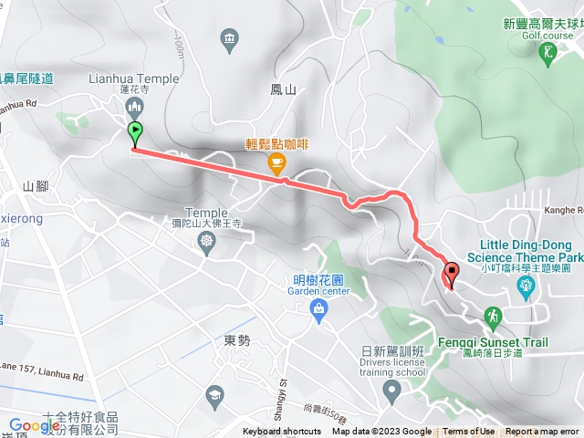 鳳崎步道主線單程