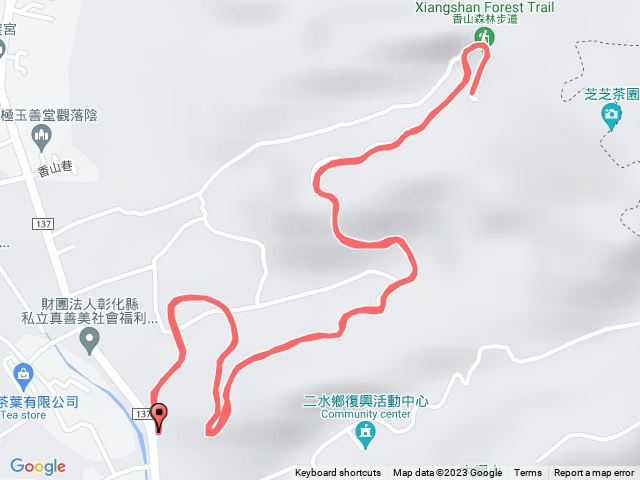 田中 香山步道（非香山森林步道）