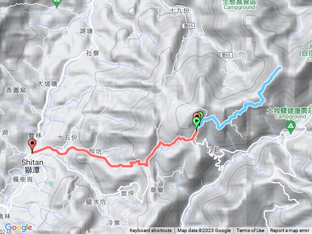 八卦力山,二等三角點 聯勤內補082(苗栗/獅潭)