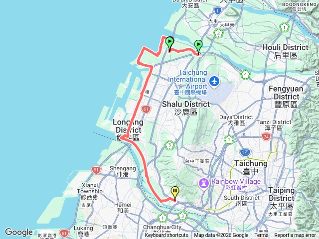 台中市海濱自行車道（高美-追分）