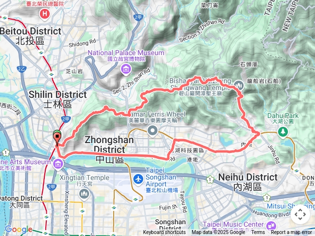 2025臺北大縱走(任務二)第五段下內湖返劍潭