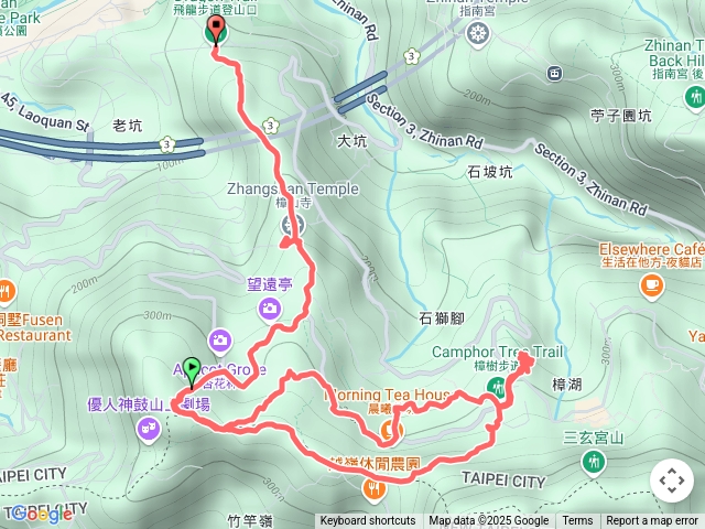 樟湖步道、樟山寺、飛龍步道