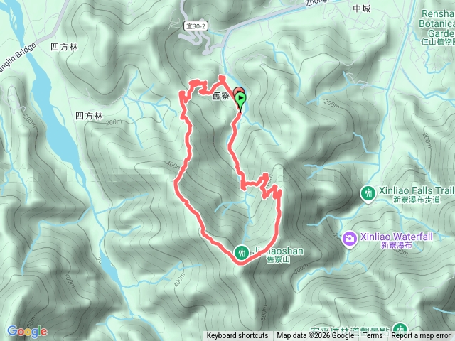 2026-03-01舊寮瀑布-舊寮山-舊寮山西北峰-舊寮山北峰-松櫻秘境 順時針O型