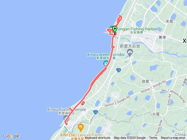 永安漁港-綠色隧道