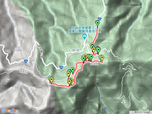 麟趾山-鹿林山-鹿林前山(塔塔加登山口)