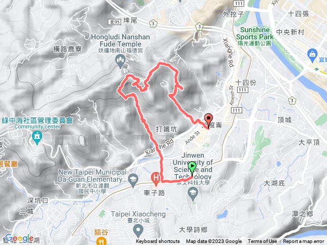 烘爐地登山步道（牛伯伯上、經柴埕尖、下柴埕路60巷）