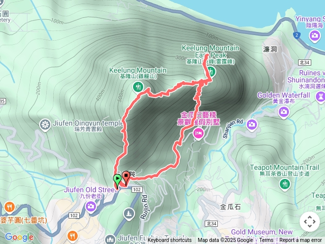 基隆山_黃金一稜