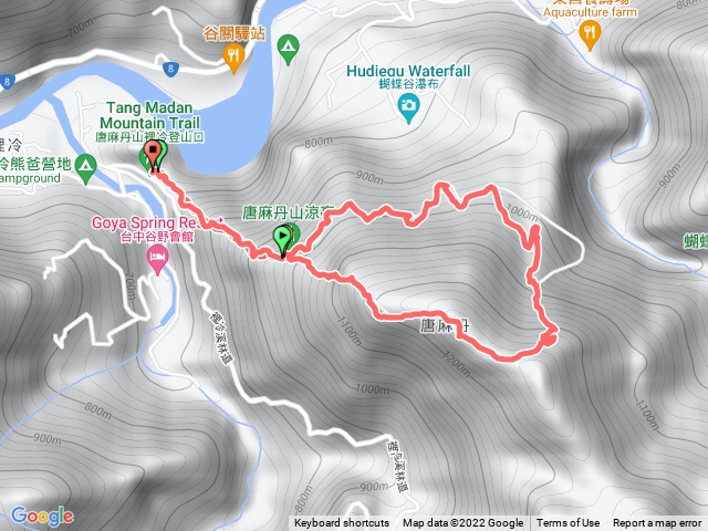 唐麻丹山冷登山口