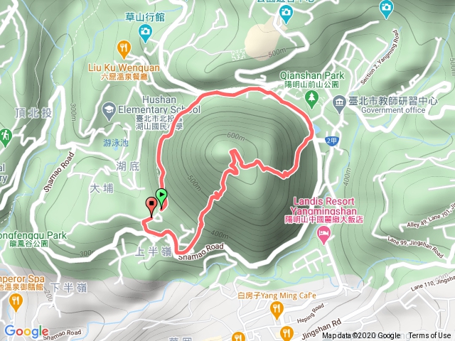橫嶺古道紗帽山環狀
