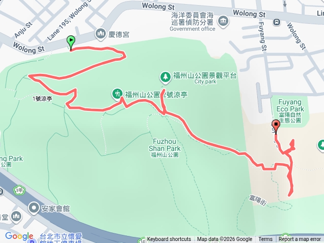 福州山到富陽公園