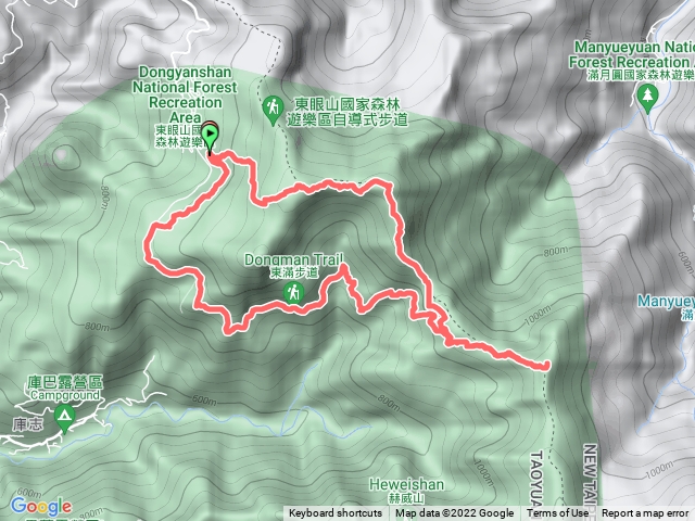 啦卡山東眼山（2M走山）