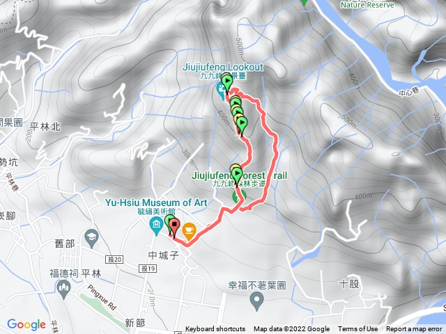 九九峰森林步道 急下腳酸 頂觀夕照