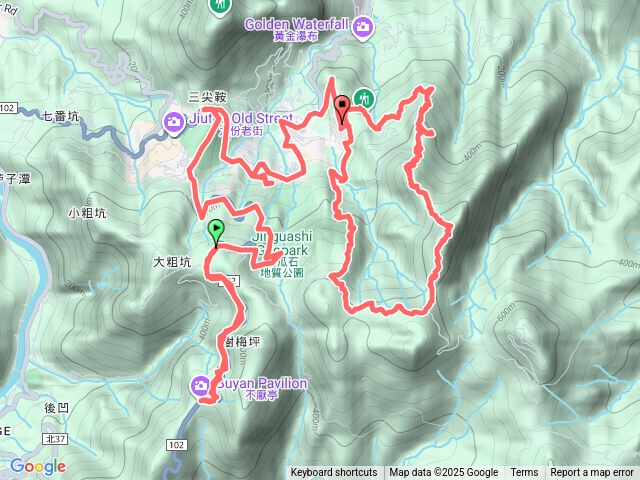 20251201黄金2稜煙囪稜-黄金3稜茶壼山稜O繞預覽圖