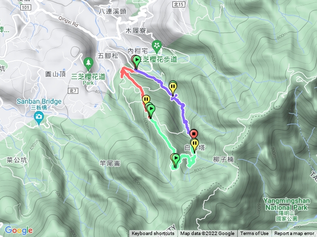 20200815五腳松古道、紅葉谷瀑布及內柑宅古道O型