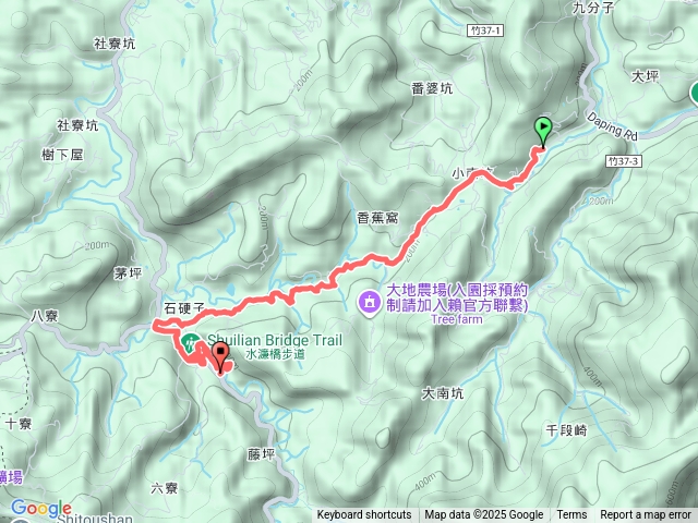 石硬子古道水濂橋步道預覽圖