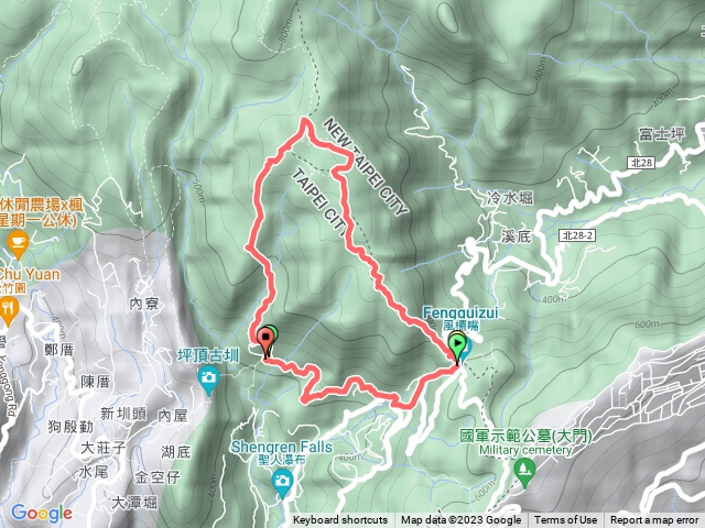 荷蘭古道-高頂山-柳衫林-頂山-風櫃嘴