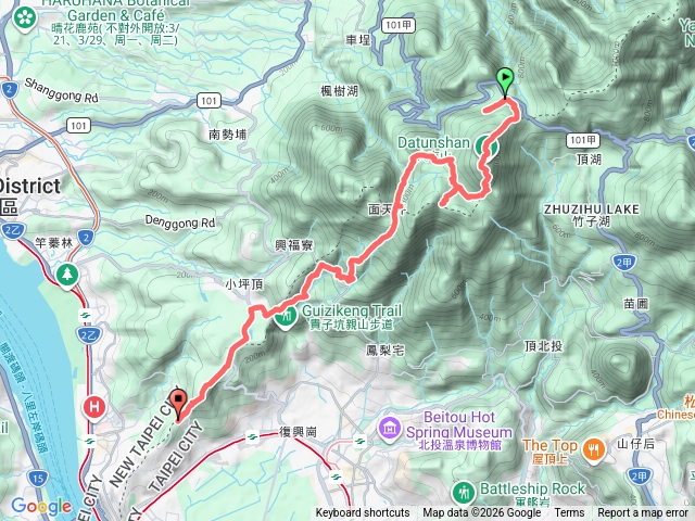 二子坪-大屯山-清天宮-忠義山步道預覽圖