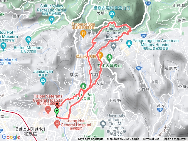 天母古道與半嶺步道