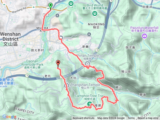 2024臺北大縱走臺北大縱走第七段：世界山莊至飛龍步道政大後山20241011142337