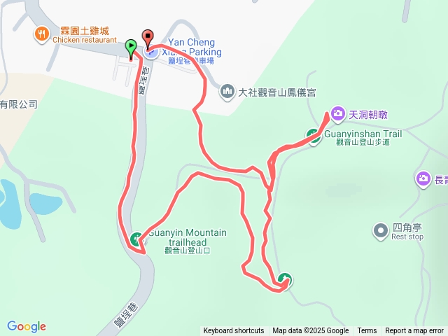 小百岳集起來大社觀音山步道預覽圖
