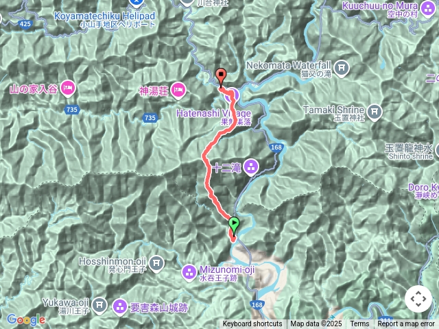 熊野古道小邊路（八木尾-十津川）