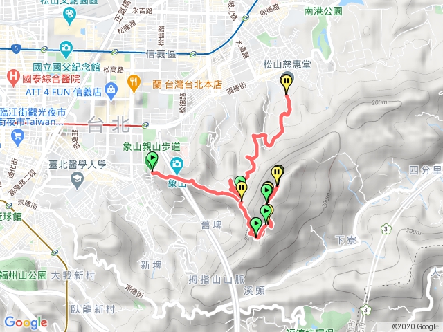 四獸山連走（象山上慈惠宮下）+九五峰