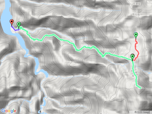 20201004能高安東軍D5-屯鹿池營地-萬大南溪第一匯流口岸上營地