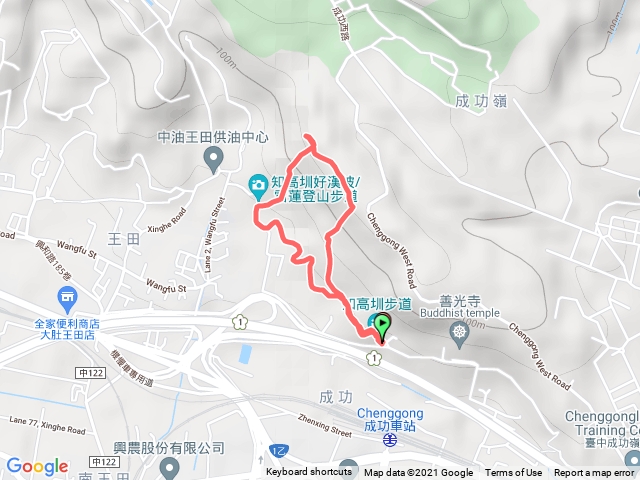 知高圳步道、雪蓮步道、學田山