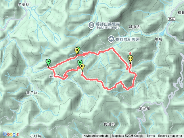 盤山坑越嶺古道、內盤山坑古道、中坑西山、中坑古道、枋山坑山、過火坪古道