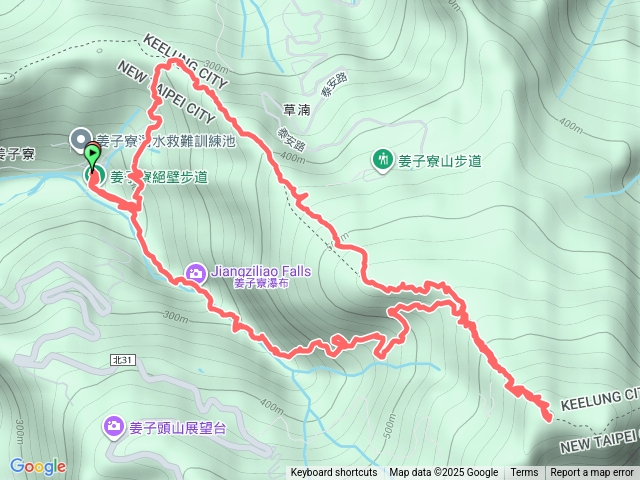 旗尾崙，姜子寮山，姜子寮絕壁預覽圖