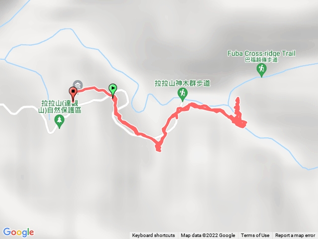 拉拉山走一半