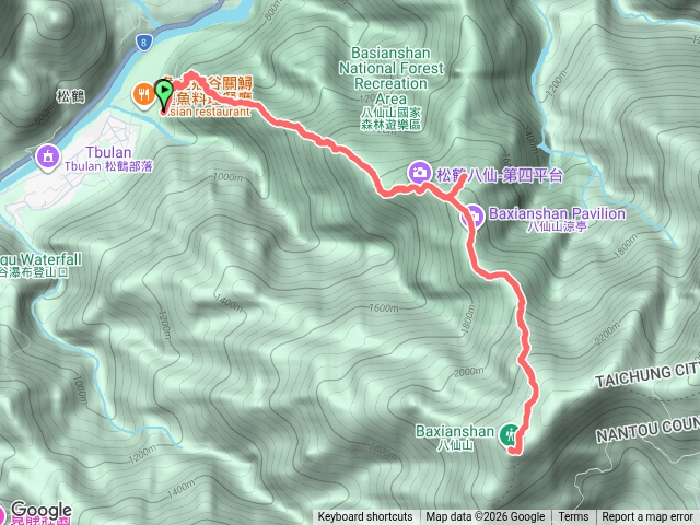 東松鶴上八仙山
