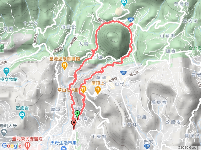 天母古道-陽明湖-橫嶺古道-半嶺步道 2020-08-30