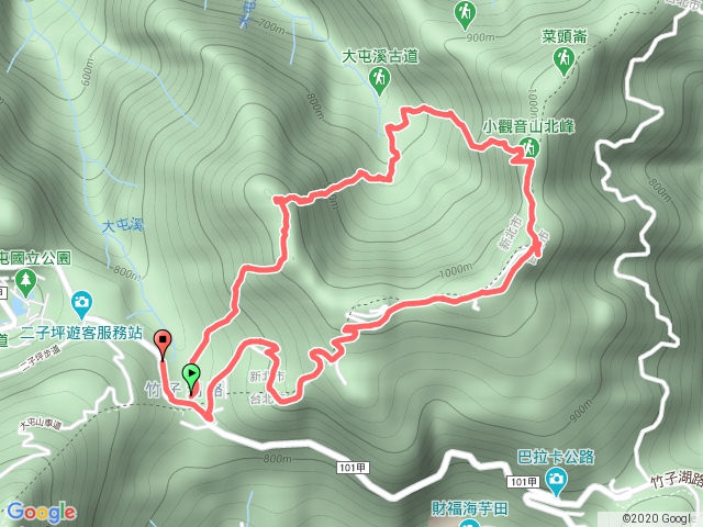 二子坪接小O小觀音山