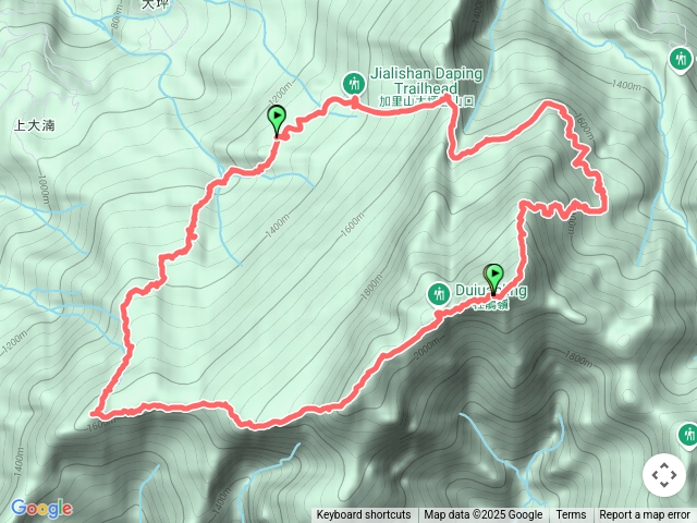 謄龍山上加里山