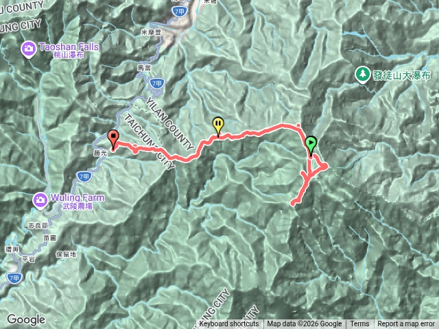 南湖大山主東南峰
