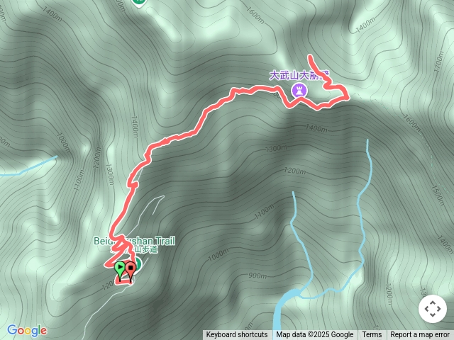 北大武山新舊登山口步道
