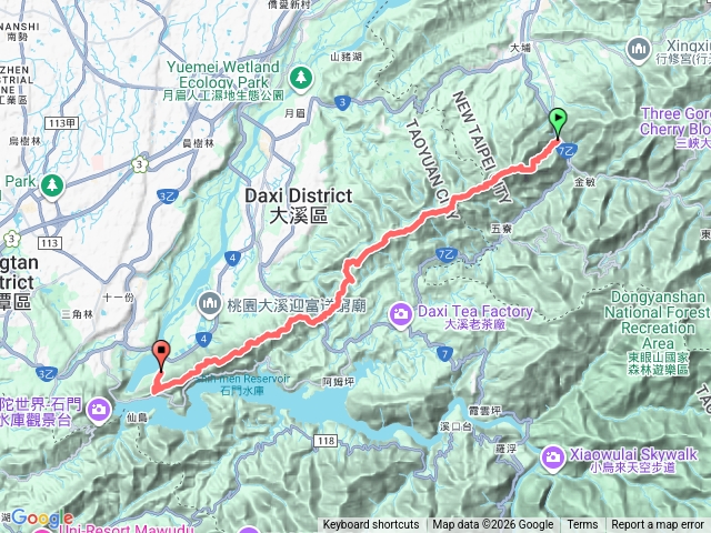 五溪縱走(合作橋-五寮尖-溪洲山-新溪洲山-溪洲公園)預覽圖