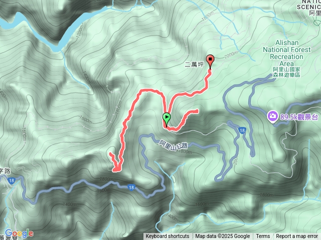 二萬坪山&平遮那山預覽圖